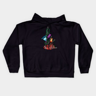 Thistle and bagpipes - Scotland Kids Hoodie